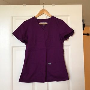 Grey’s Anatomy purple scrub top